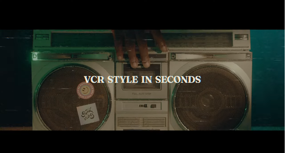 mStyle VCR - Rewind time and relive the VHS era with authentic tape effects.
